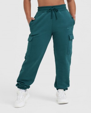 Oner Active All Day Est 2020 Cargo Joggingbroek Blauw Turquoise | JHE-451709