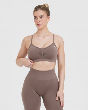 Oner Active Effortless Bandjes Bralette Sports Bras Bruin | KFM-082593