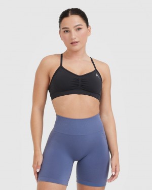 Oner Active Effortless Bandjes Bralette Sports Bras Zwart | NKY-716209