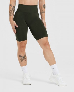 Oner Active Effortless Seamless Cycling Korte Broek Khaki | MBX-062879