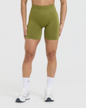 Oner Active Effortless Seamless Korte Broek Olijfgroen Groen | QVU-794581