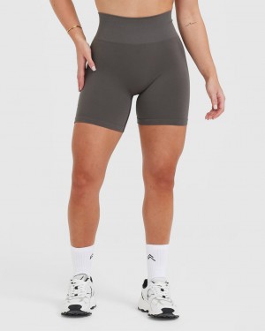 Oner Active Effortless Seamless Korte Broek Diepgrijs Bruin | XZM-193487