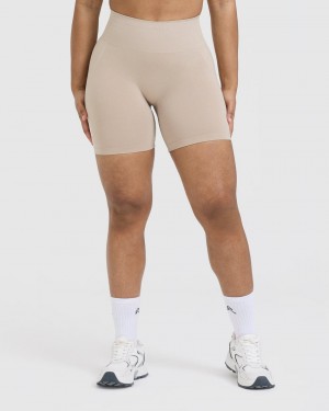 Oner Active Effortless Seamless Korte Broek Lichtbruin | LDT-598436