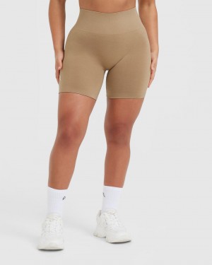 Oner Active Effortless Seamless Korte Broek Bruin | POM-816237