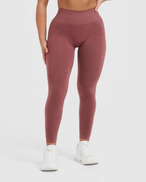 Oner Active Effortless Seamless Leggings Rood | LNQ-653107