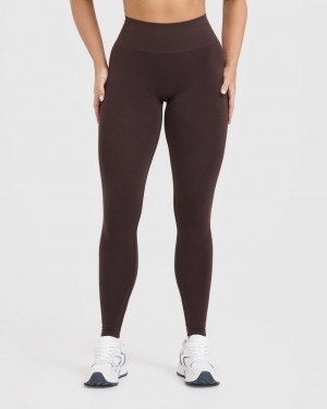 Oner Active Effortless Seamless Leggings Paars Bruin | WQO-360284