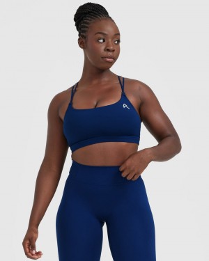 Oner Active Everyday Cross Over Bralette Sports Bras Blauw | HYZ-876013