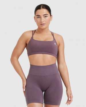 Oner Active Everyday Cross Over Bralette Sports Bras Paars | UGE-784910