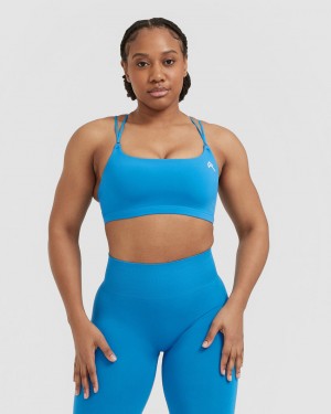 Oner Active Everyday Cross Over Bralette Sports Bras Blauw | LEG-069824