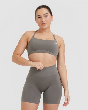 Oner Active Everyday Cross Over Bralette Sports Bras Grijs | EDJ-103865