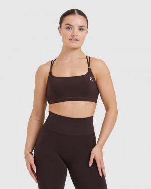 Oner Active Everyday Cross Over Bralette Sports Bras Donkergrijs | RFU-539472