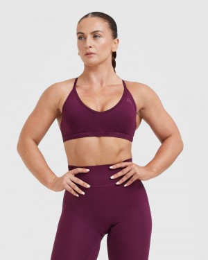 Oner Active Timeless Bandjes Bralette Sports Bras Bordeaux | EWX-359410