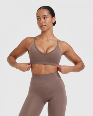 Oner Active Timeless Bandjes Bralette Sports Bras Bruin | KDQ-325497