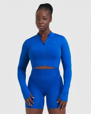 Oner Active Timeless Crop Jassen Diepblauw | JYE-629357