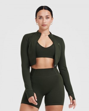 Oner Active Timeless Crop Jassen Khaki | CWL-847065