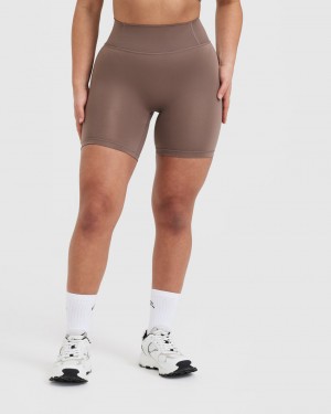 Oner Active Timeless High Waisted Korte Broek Bruin | HZQ-867231