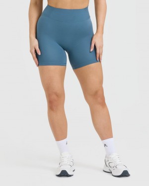 Oner Active Timeless High Waisted Korte Broek Blauw | QXF-042965