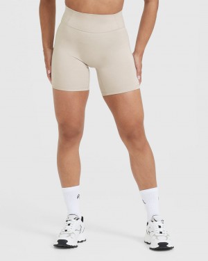 Oner Active Timeless High Waisted Korte Broek Bruin | BEX-536971