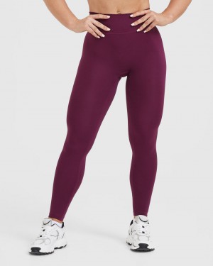 Oner Active Timeless High Waisted Leggings Paars | IOF-815976