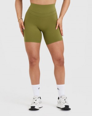 Oner Active Unified High Waisted Korte Broek Olijfgroen Groen | HFB-408617