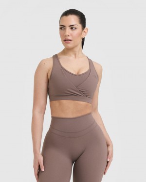 Oner Active Unified Layered Sports Bras Bruin | QFN-053148