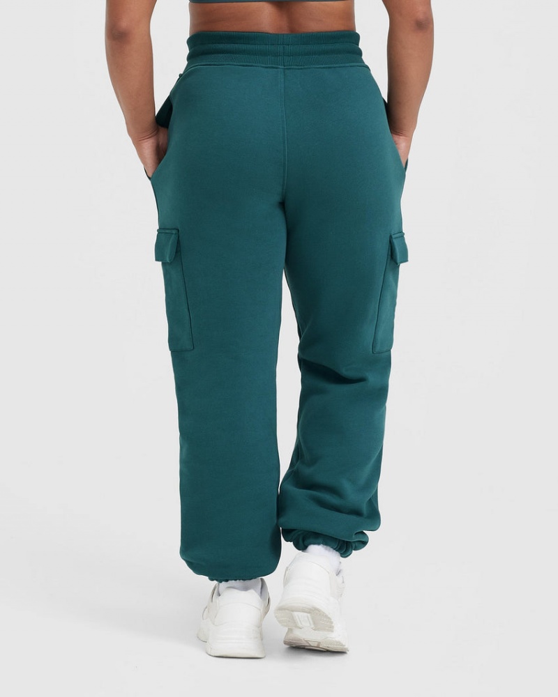 Oner Active All Day Est 2020 Cargo Joggingbroek Blauw Turquoise | JHE-451709