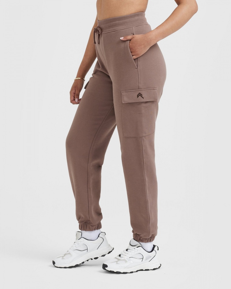 Oner Active All Day Lichtgewicht Cargo Joggingbroek Bruin | OTF-862593