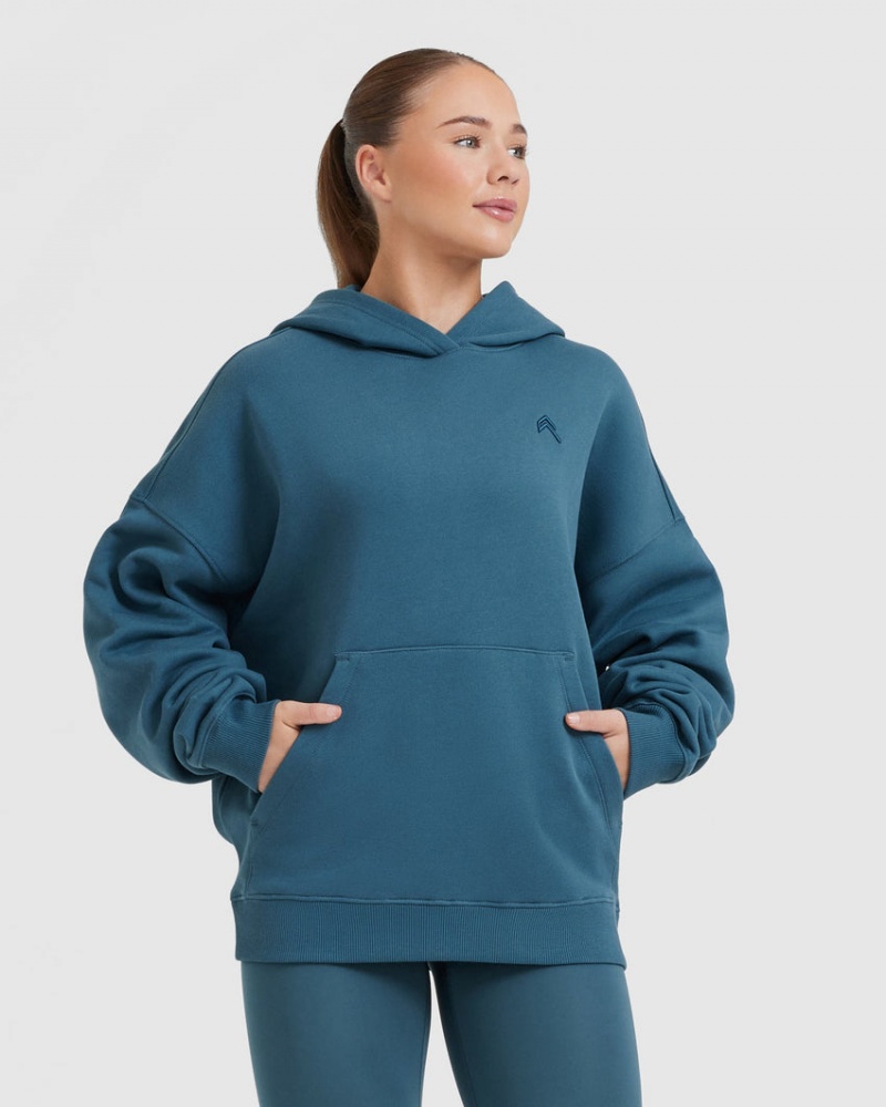 Oner Active All Day Oversized Hoodie Blauw | BZT-619234