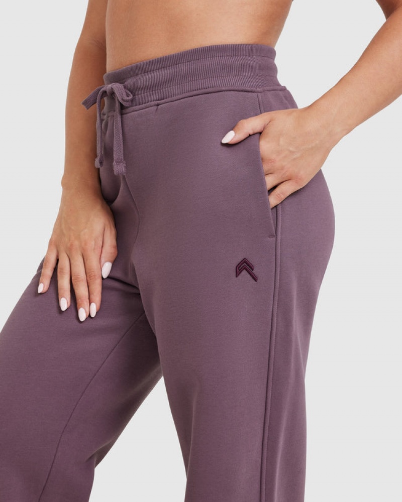 Oner Active All Day Rechtdoor Leg Joggingbroek Paars | OTA-809376