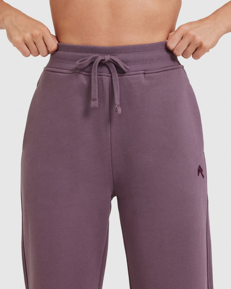 Oner Active All Day Rechtdoor Leg Joggingbroek Paars | OTA-809376