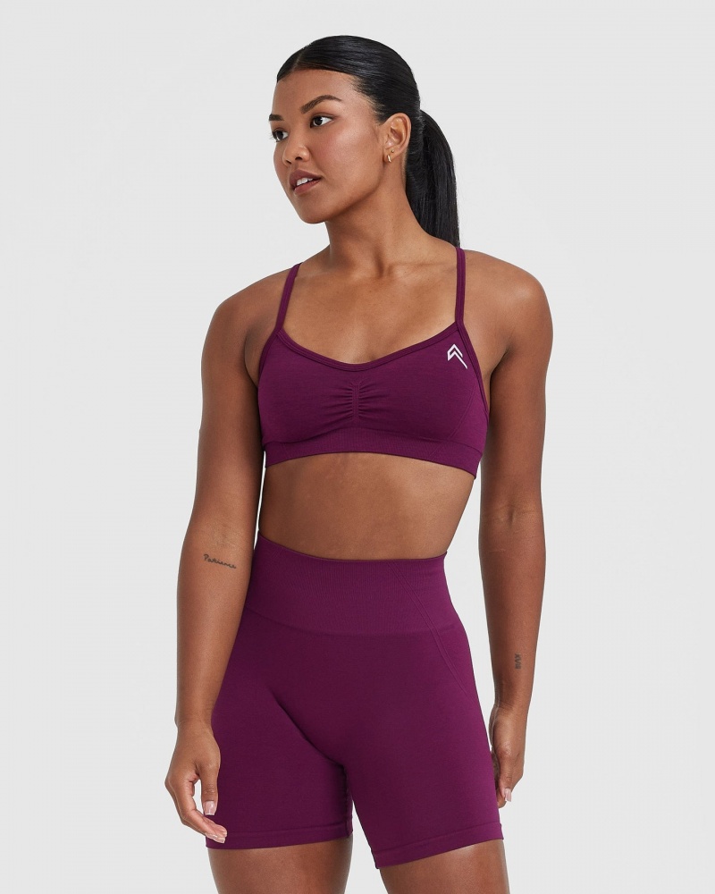 Oner Active Effortless Bandjes Bralette Sports Bras Paars | GCP-857216