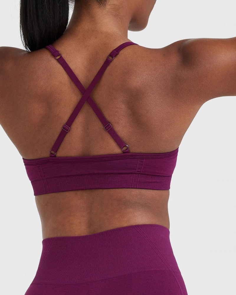 Oner Active Effortless Bandjes Bralette Sports Bras Paars | GCP-857216