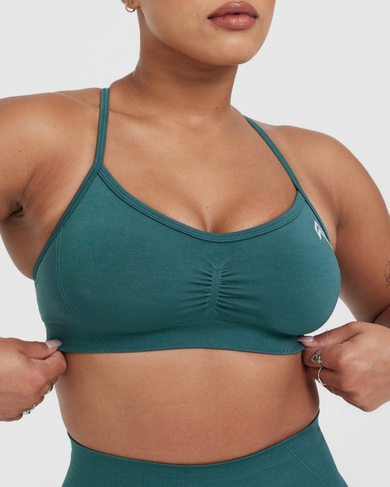 Oner Active Effortless Bandjes Bralette Sports Bras Blauw Turquoise | QZJ-697240