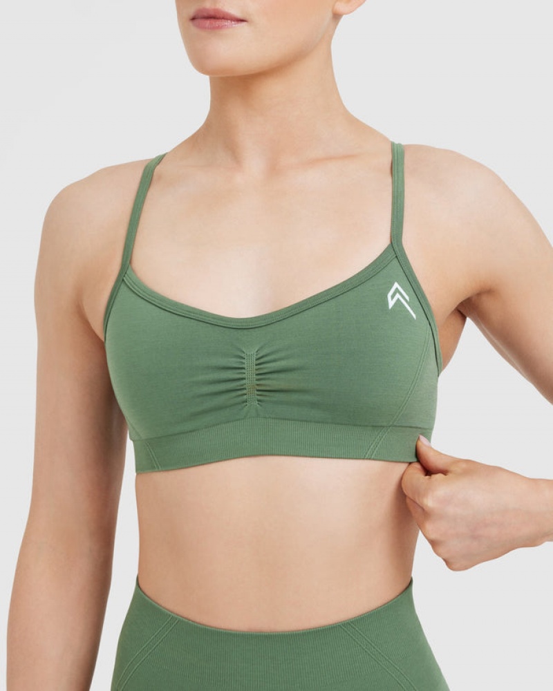 Oner Active Effortless Bandjes Bralette Sports Bras Groen | KOV-078162