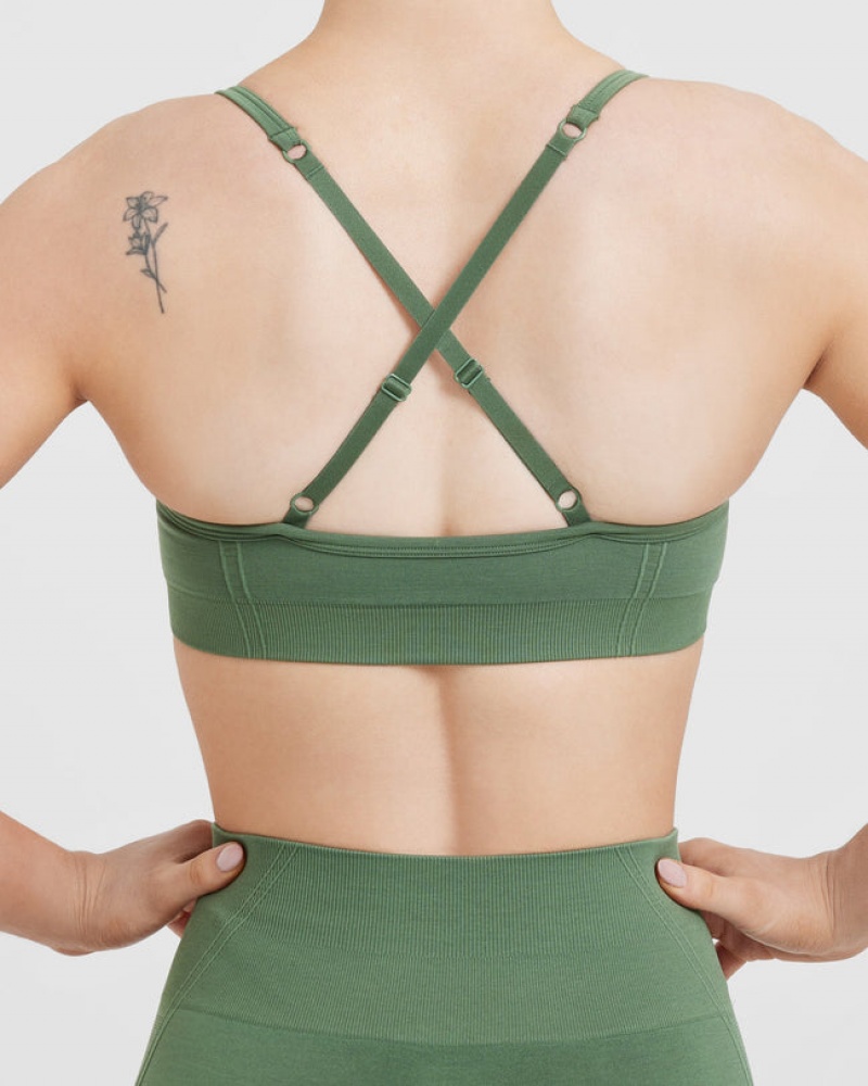 Oner Active Effortless Bandjes Bralette Sports Bras Groen | KOV-078162