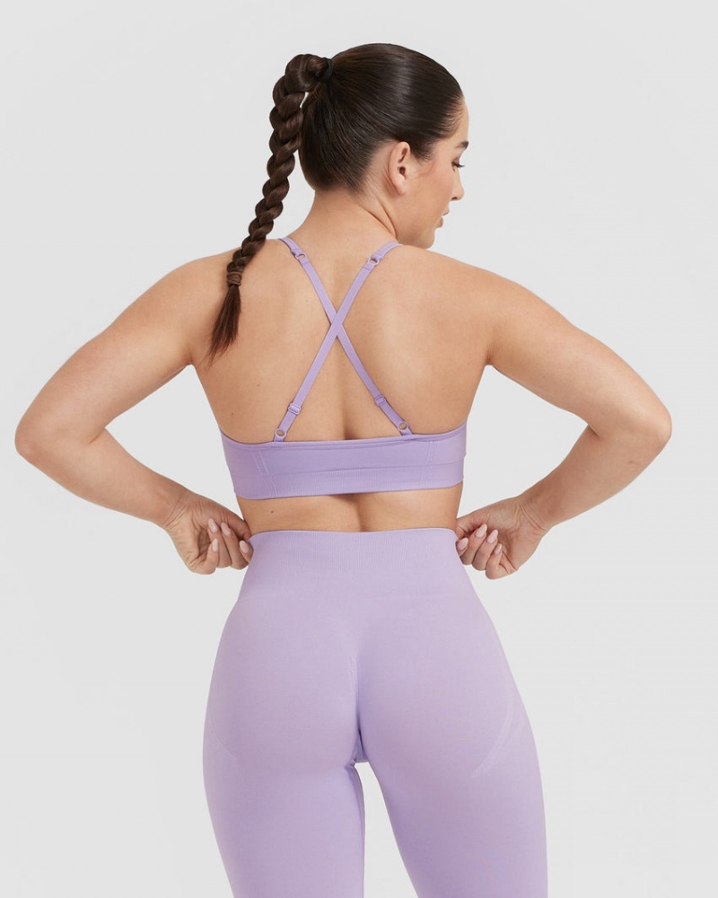 Oner Active Effortless Bandjes Bralette Sports Bras Paars | PKE-921457