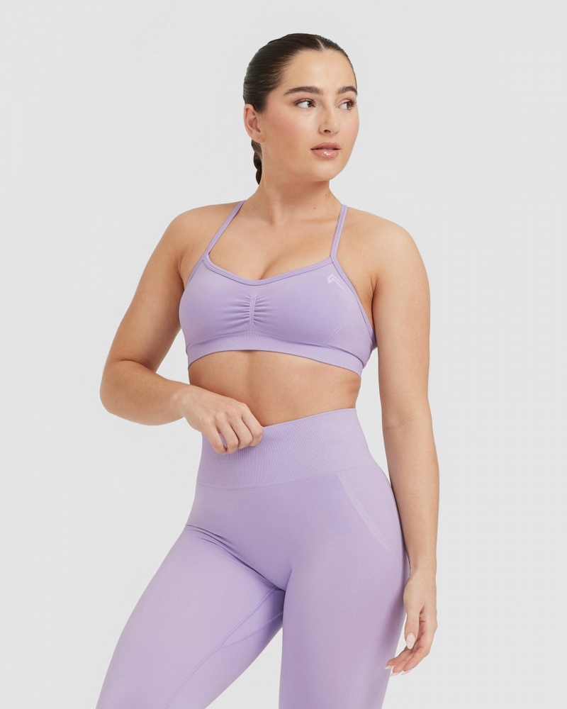 Oner Active Effortless Bandjes Bralette Sports Bras Paars | PKE-921457