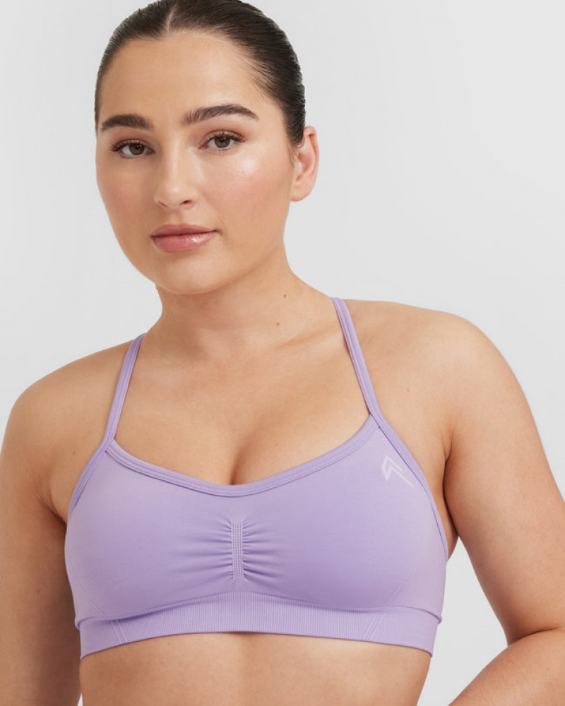 Oner Active Effortless Bandjes Bralette Sports Bras Paars | PKE-921457