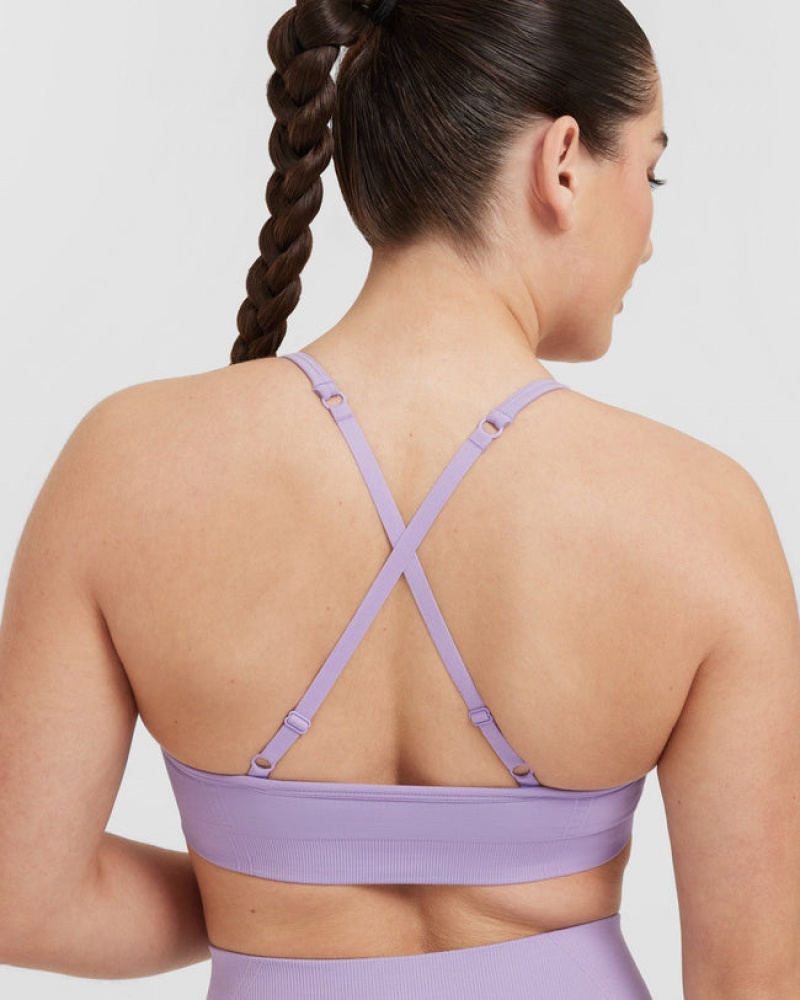 Oner Active Effortless Bandjes Bralette Sports Bras Paars | PKE-921457