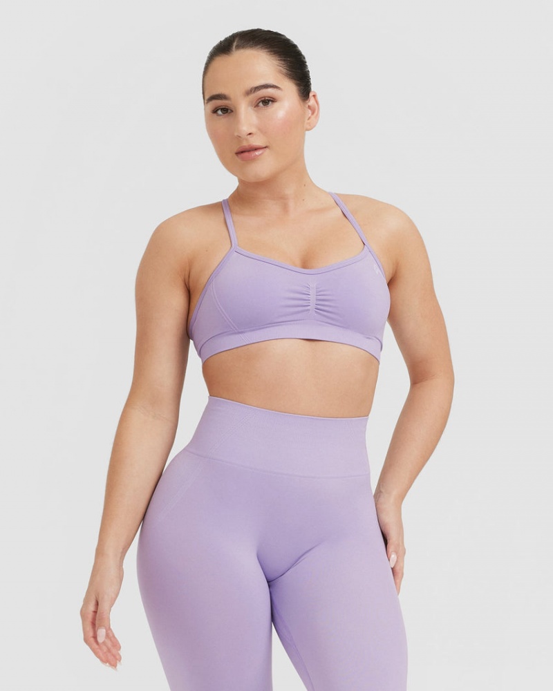 Oner Active Effortless Bandjes Bralette Sports Bras Paars | PKE-921457