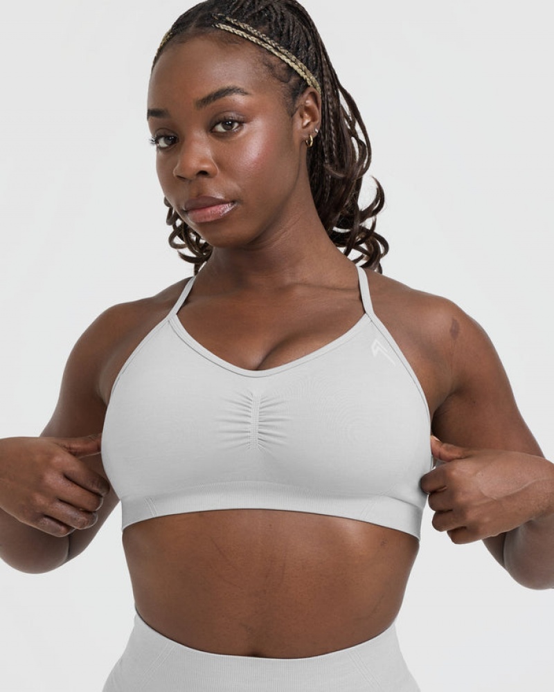 Oner Active Effortless Bandjes Bralette Sports Bras Lichtgrijs | ODM-870159