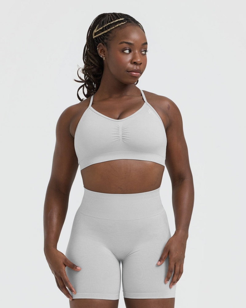 Oner Active Effortless Bandjes Bralette Sports Bras Lichtgrijs | ODM-870159