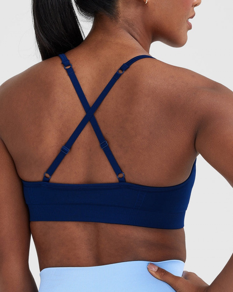 Oner Active Effortless Bandjes Bralette Sports Bras Blauw | HGA-417539