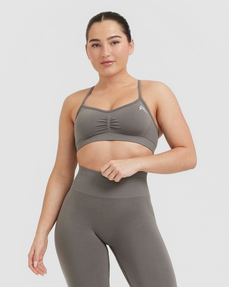 Oner Active Effortless Bandjes Bralette Sports Bras Grijs | QBZ-105729