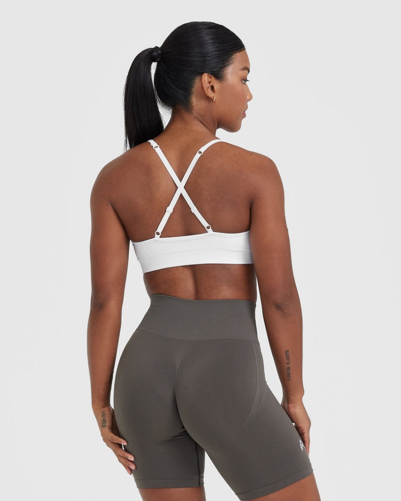 Oner Active Effortless Bandjes Bralette Sports Bras Wit | PZW-519364