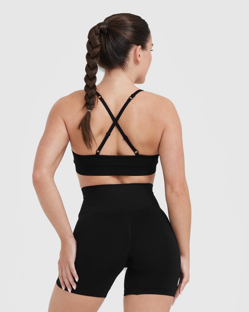 Oner Active Effortless Bandjes Bralette Sports Bras Zwart | FLZ-756312