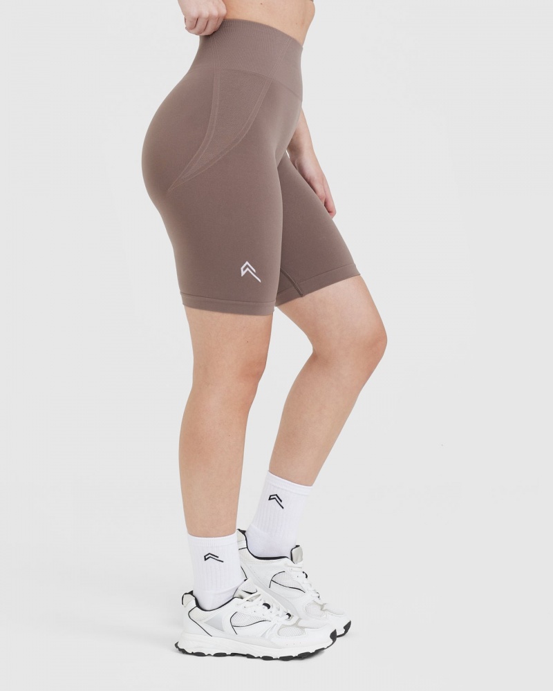 Oner Active Effortless Seamless Cycling Korte Broek Bruin | KND-230896