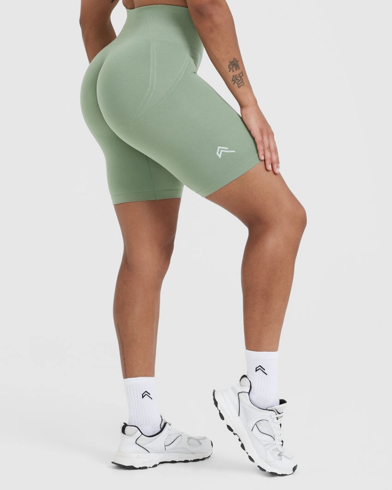 Oner Active Effortless Seamless Cycling Korte Broek Olijfgroen | UBO-936857