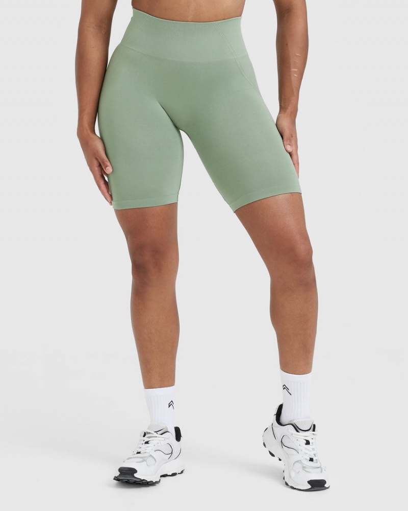 Oner Active Effortless Seamless Cycling Korte Broek Olijfgroen | UBO-936857