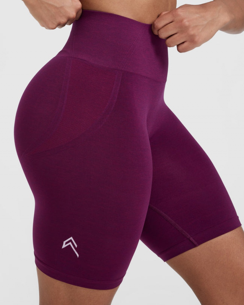 Oner Active Effortless Seamless Cycling Korte Broek Paars | VWZ-654897